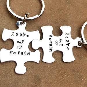 Boyfriend Gift, you&#39;re my person, best friend gift, friendship gift,Grey&#39;s anatomy, personalized gifts,couple keychain