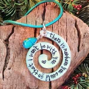 Moana Necklace, There is nowhere you could go that I won&#39;t be with you, Graduation Gift Her, Christmas Necklace Daughter, Moana Gift