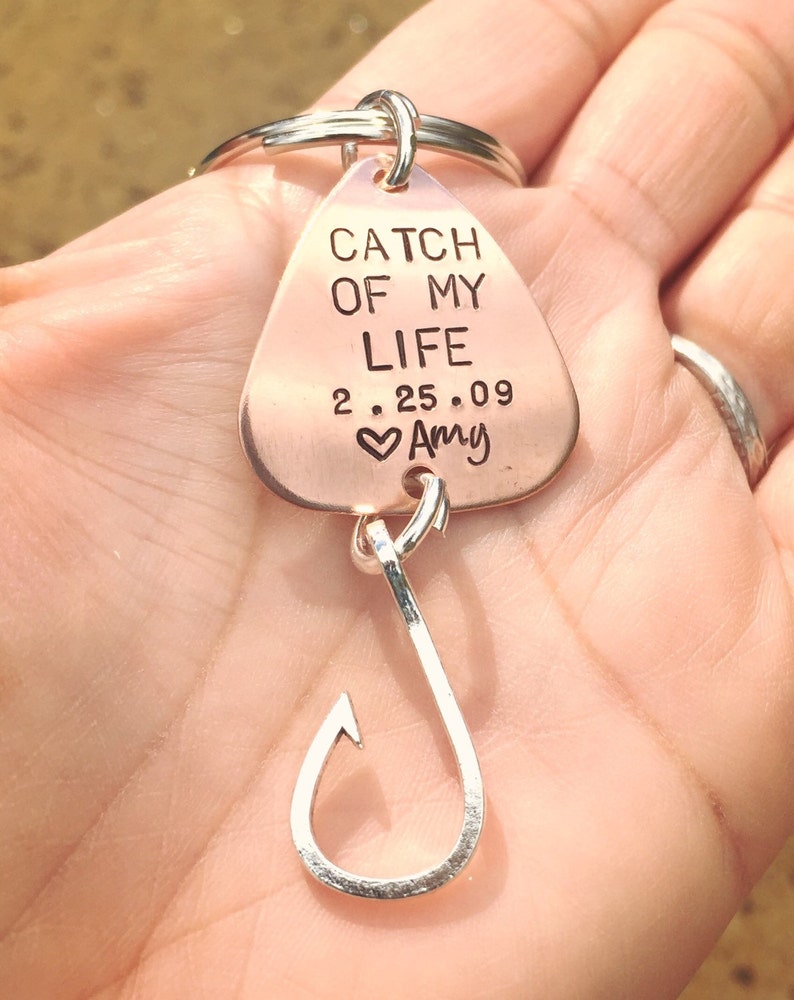 Boyfriend Gift Love You Till The End Of The Line Love You More, Christmas Gift For Him,Fishing Keychain Natashaaloha Personalized Lure