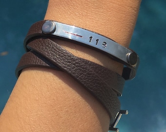 Firefighter Gifts For Wife, Wrap Bracelets, Blue Line Bracelet, Red Line Bracelet, Firefighter Wife, Police Wife Gifts, Natashaaloha