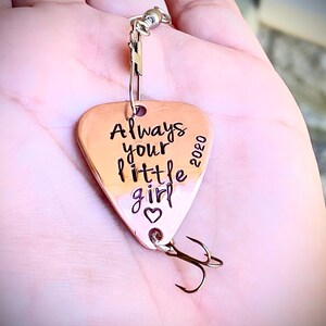 Always Your Little Girl, Geschenke für Papa, Angeln, Personalisierte Angel köder, personalisierte Geschenke für Papa, Natashaaloha, Angeln Köder