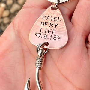 Catch Of My Life,Fishing Keychain, Gifts For Him, Boyfriend Gift, Fishing Lure, Love You More Than You Love Fishing