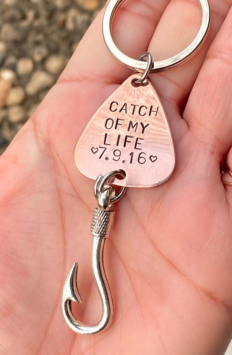 Catch Of My Life Fishing Keychain Boyfriend Gift Fishing Lure Love You More Than You Love Fishing Christmas Gifts For Him Keychains Keychains Lanyards Pacificbeachhomes Com