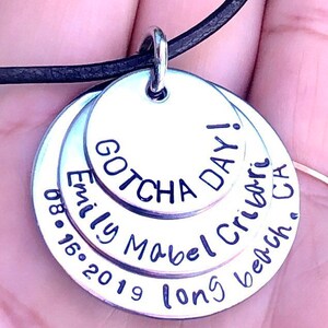 Adoption Gifts, Adoption Jewelry , Gotcha Day Necklace, Adoption Necklace, natashaaloha