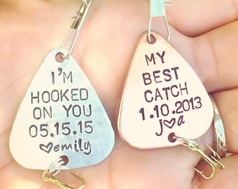 Señuelo de pesca de padre personalizado, señuelo de pesca de papá, regalo de novio, señuelo de pesca personalizado, señuelo de pesca estampado a mano, natashaaloha,