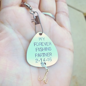 Fishing Lure, Husband Gift,My Forever Fishing Buddy, Boyfriend Gift, fishing, Gifts For Him, buddy,Personalized Fishing Lure