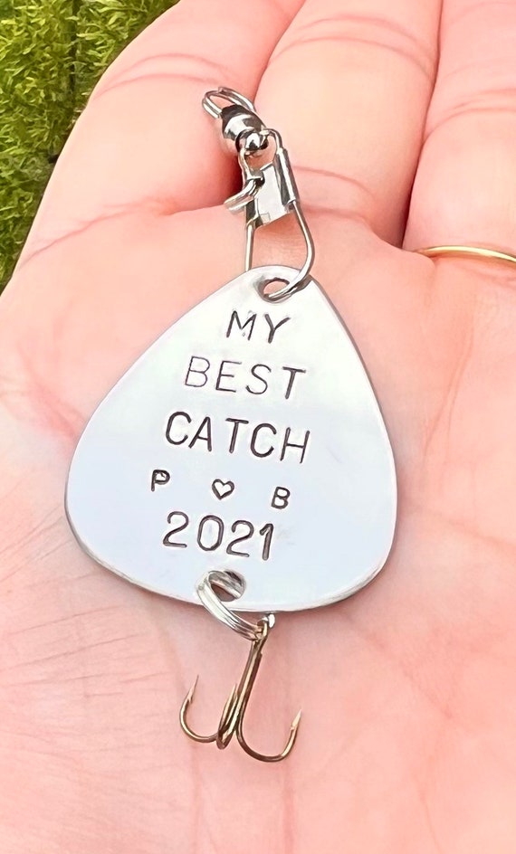 Valentine Gifts for Him, My Best Catch Fishing Lure,personalized