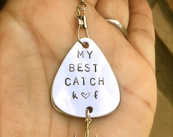 Señuelo de pesca, Mi mejor captura, Navidad para él, Señuelo de pesca personalizado, Regalo de novio, Señuelo de pesca personalizado, natashaaloha