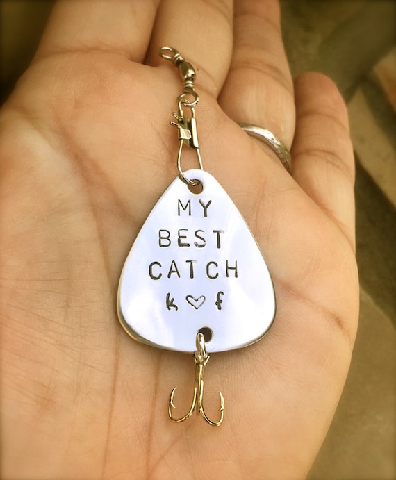 Cath of My Life My Best Catch Fishing Lure Keychain Valentine Gifts for Him Boyfriend Gift Personalized Fishing Lure Natashaaloha Etsy Canada