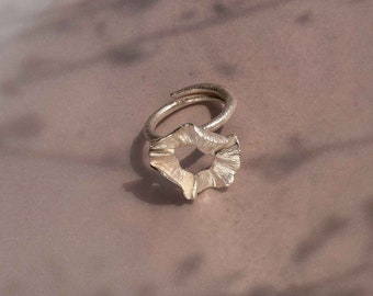 Silver adjustable ring no.2 - Donna