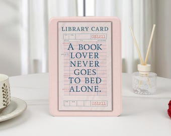 Library Card Pink Kindle Case with Hand Strap for 2024 Paperwhite 12th Gen Kindle 12th/11th/10th Custom Books Clear Back Kindle Case Cover