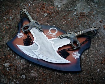 Handmade Stainless Steel Blades of Chaos Replica: God of War Sword Set