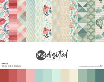 MODASCRAP – Entspannung im Garten – DIGITALE EDITION