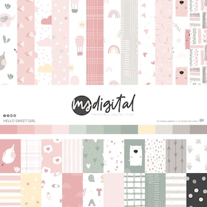 MODASCRAP - Hello Sweet Girl- DIGITAL EDITION