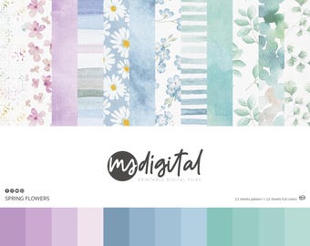 MODASCRAP – Frühlingsblumen – DIGITALE EDITION