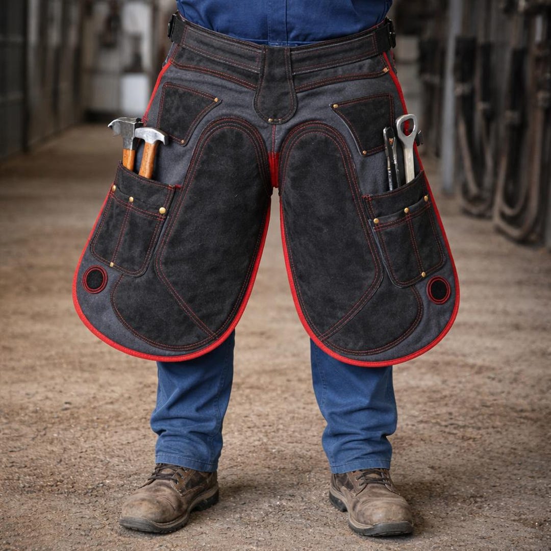 Heavy Duty Work Chaps With Tool Pockets - Etsy