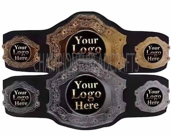 Cintura da Campione Personalizzata | Titolo Wrestling Inciso | Trofeo Fantasy League | Premio Sportivo