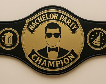 Cintura da Campione Personalizzata | Titolo Wrestling Inciso | Trofeo Fantasy League | Premio Sportivo
