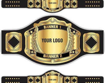 Custom Championship Belt, Personalized Wrestling Title, Fantasy Football Trophy, Sports Award
