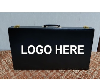 Custom Championship Belt Case Wooden Display Storage Box Personalized Logo Carrying Case
