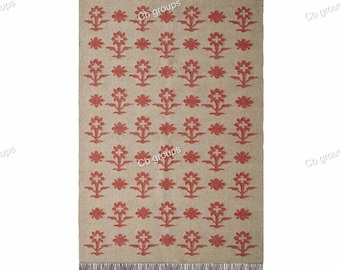 Handmade Wool Kilim Rug, Navajo Kilim Runner Rug, Aztec Rug, Accent Rug, Outdoor/Indoor Rug, Bedroom Rug, wool jute Kilim Rug.