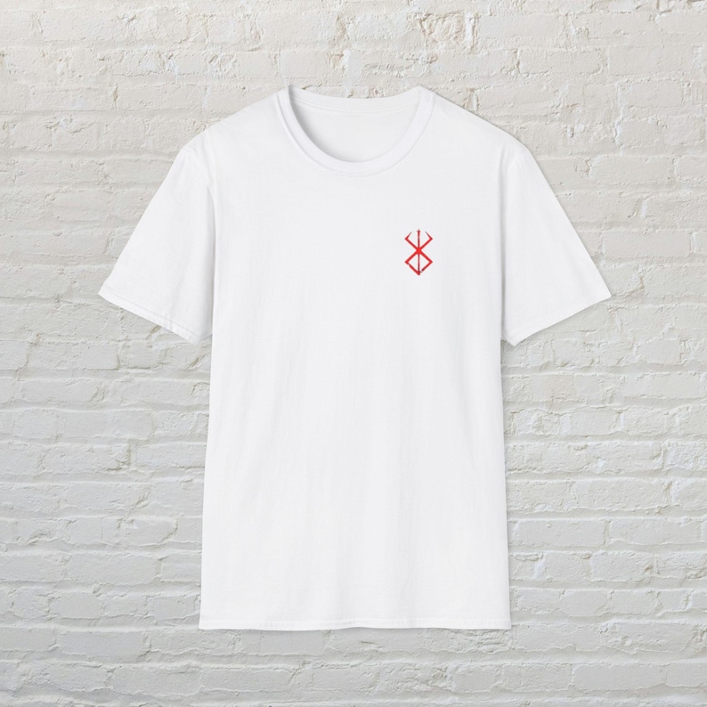 Berserk Mark of Sacrifice T-Shirt, Gothic Symbol Tee, Anime inspiriertes Top, Unisex Grafik-Shirt, Dark Fantasy-Kleidung, Distressed Manga Bild 7