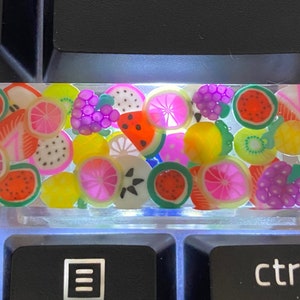 Fruit WASD Keycaps, Artisan Keycaps, Fruit Keycap, Keycap, Cherry Mx ...