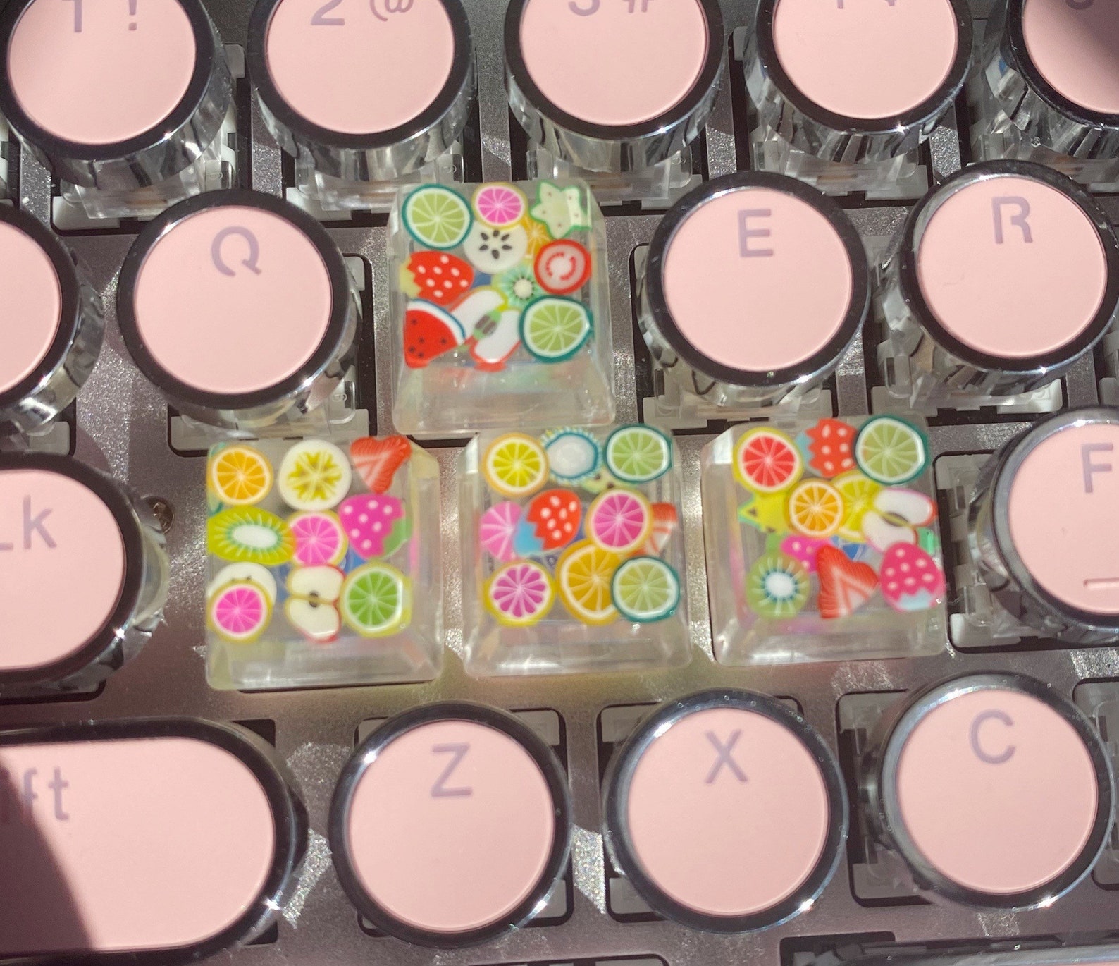 Fruit WASD Keycaps Artisan Keycaps Fruit Keycap Keycap Etsy Canada