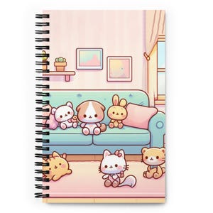 Cute Friends Spiral Notebook
