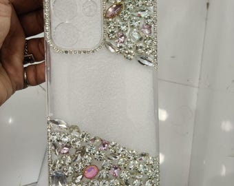 Handmade Bling Crystal Phone Case: Rhinestone Diamond, Sparkly Cover