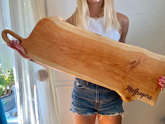 Personalized Charcuterie Board-cherry Serving Board, Meat and