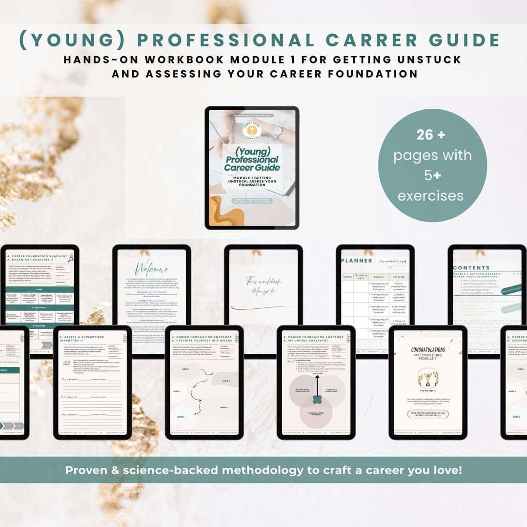 Young Professional Career Guide - Module 1 Getting Unstuck: Assess Your ...