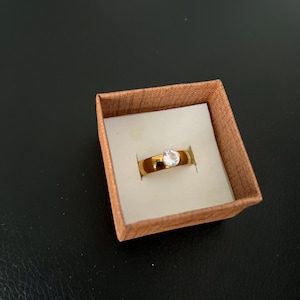 yellow gold ring