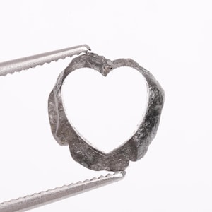1.30 CT, Natural Raw Diamond, Rough Diamond, Cube Shape Raw Diamond, Uncut Rough Diamond, Fancy Gray Color Diamond,
