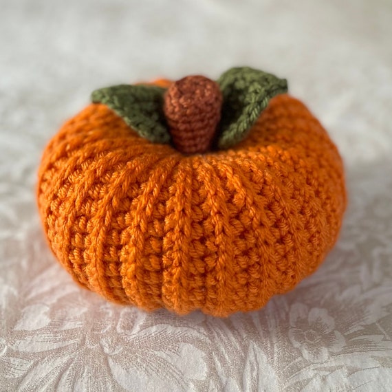 Rustic Crochet Pumpkin Pattern: Fall Home Decor Amigurumi (Digital Download)