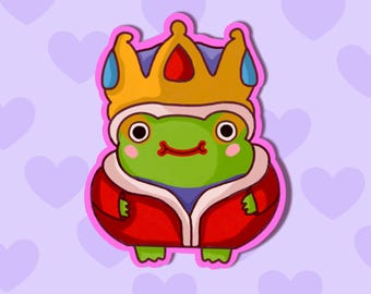 Balatro Joker Frog Sticker, Waterproof Game Inspired Sticker for Waterbottles, Laptops, Journals & Scrapbooks