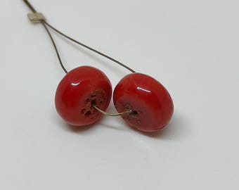 Natürliche rote Koralle Rondelle Perlen: Italien Edelstein, 8 mm