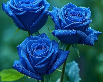 Blue Rose Seeds – 20 Seeds – Non-gmo Wild Rose Variety for Unique