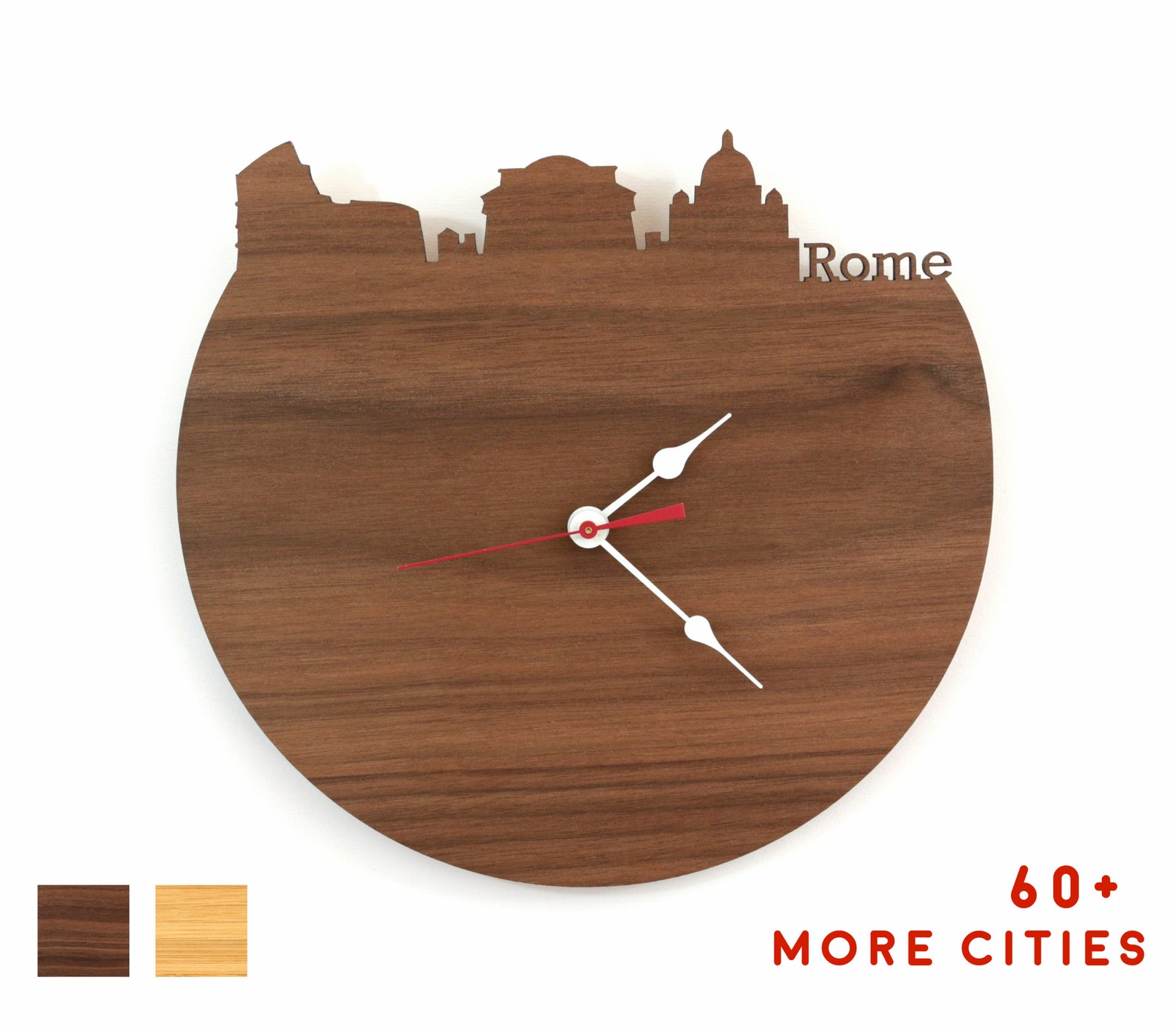 Long clock. Rome clock.