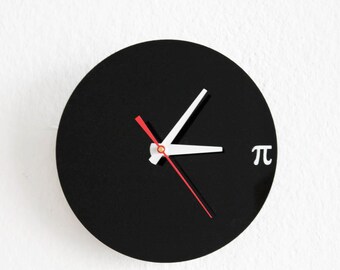 Pi Wall Clock - Geek, Nerd, Math Chic
