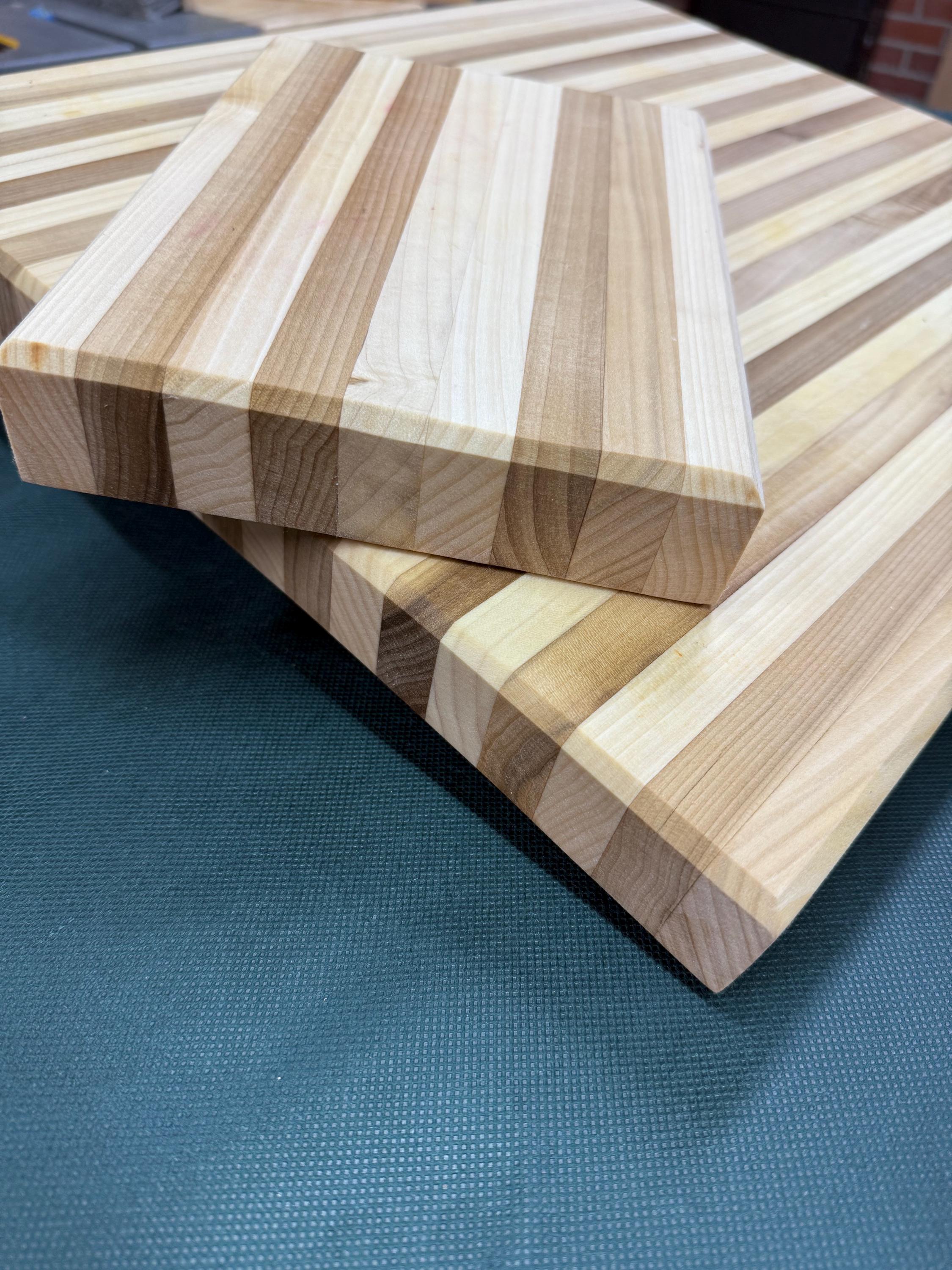 Custom End Grain Butcher Block Cutting Board: Handmade Kitchen Cooking ...