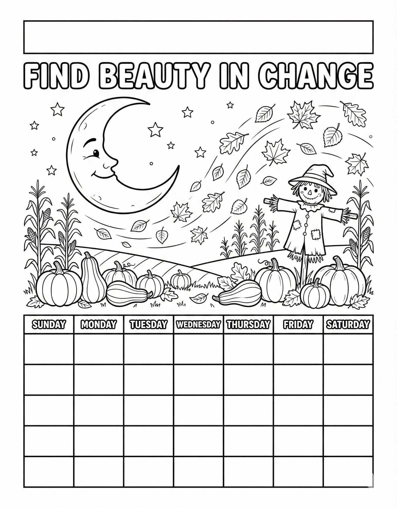 2026 Coloring Calendar | Monthly Printable With Bonus Pages (letter ...