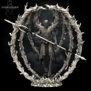 Oros - Angel | Solar | Planar | Deva | DnD TTRPG Wargaming Model | Stormborn Miniature | 28mm - 75mm
