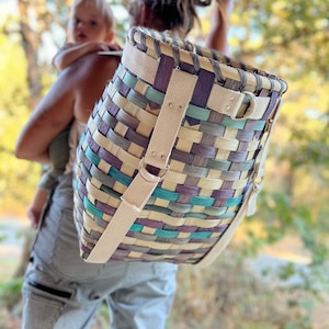 The Mother Lover blue: Adirondack Pack Basket, BeHold Life Packs image 2
