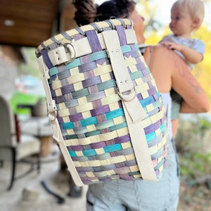 The Mother Lover blue: Adirondack Pack Basket, BeHold Life Packs image 5