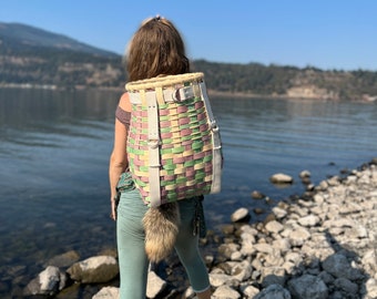 The Mother Lover blue: Adirondack Pack Basket, BeHold Life Packs