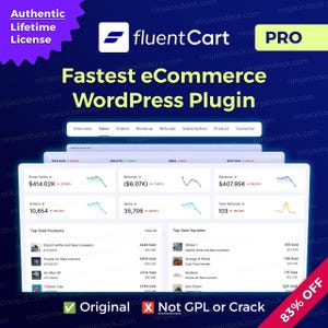 FluentCart Pro ‒ Lifetime/1-Year ‒ WordPress Plugin