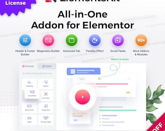 ElementsKit Pro ‒ Lifetime ‒ WordPress Plugin