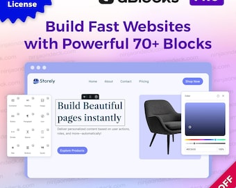 aBlocks Pro ‒ Levensduur/1 jaar ‒ WordPress-plug-in