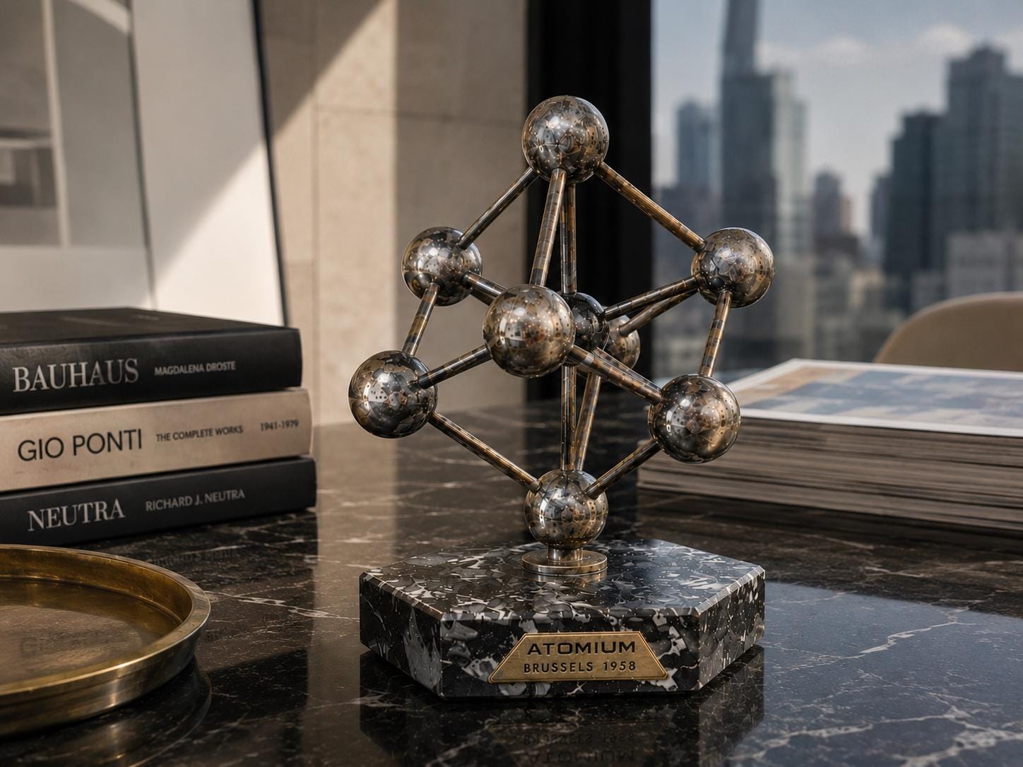 Atomium アトミウム オブジェ ベルギー スペースエイジ ヴィンテージ Atomium Sculpture - Etsy UK